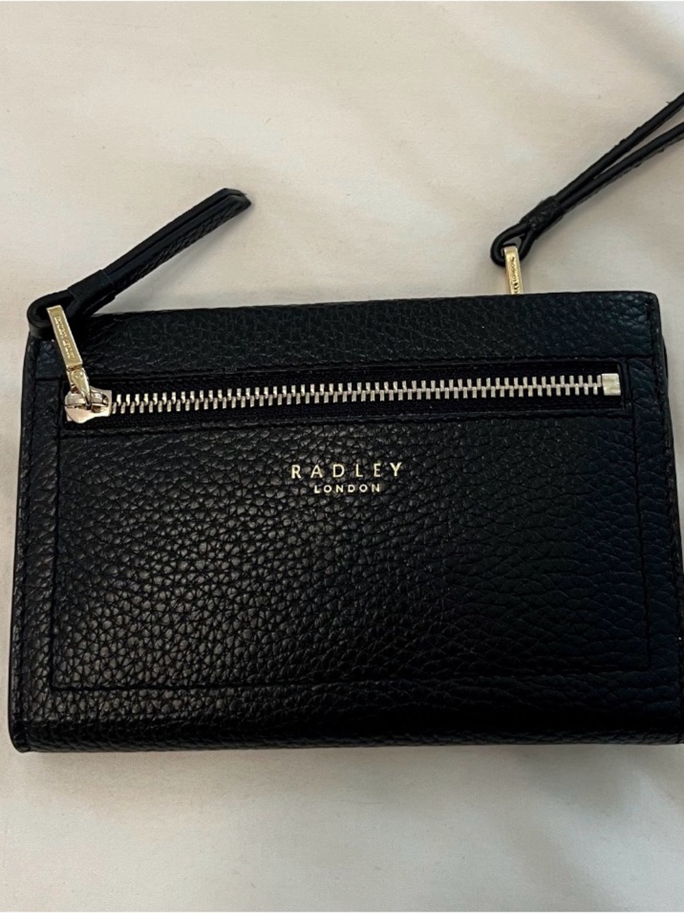 RADLEY LONDON Black Pebbled Leather Wallet